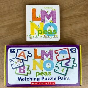 LMNO Peas Book & Puzzle Pairs